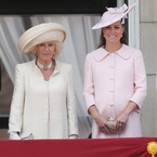 Kate Middleton, Prince Harry, Camilla, Trooping the Colour 2013 for Queen's Official Birthday