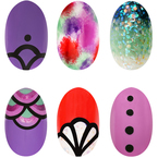 Revlon Isle of Wight Festival nail art designs by Jenny Longworth