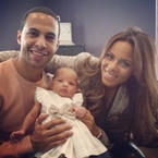 Marvin and Rochelle Humes show off Alaia-Mai