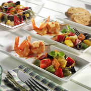 Warm salad with shrimps 
