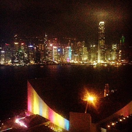 Hong Kong by night