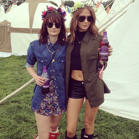 Millie Mackintosh at Glastonbury 2013