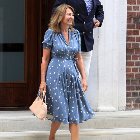 Carole and Michael Middleton visit Royal Baby