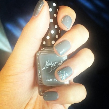 Kelly Brook for New Look nail art