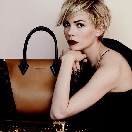 Michelle Williams for Louis Vuitton W handbag AW13
