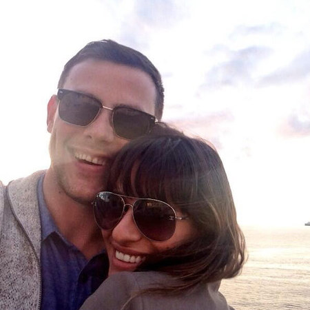 Lea Michele and Cory Monteith