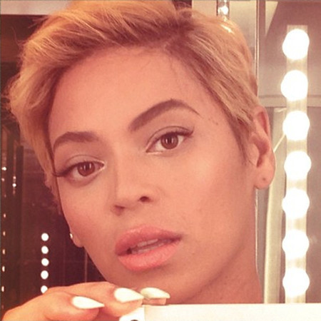 BEYONCE SHORT BLONDE PIXIE CROP HAIR