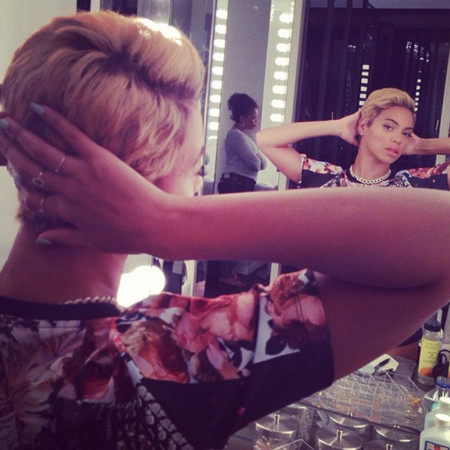 BEYONCE SHORT BLONDE PIXIE CROP HAIR