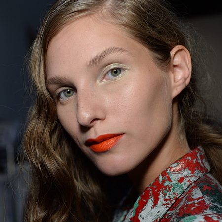 FASHION WEEK SS14: NARS does orange satin lips at Creatures Of The Wind