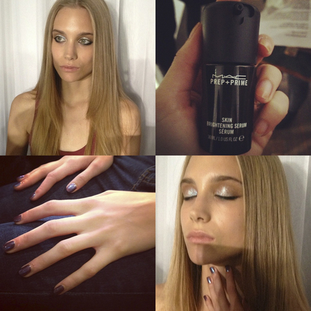 Antipodium backstage beauty trends LFW SS14