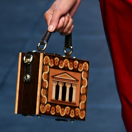 Dolce & Gabbana handbag at MFW SS14