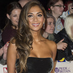Pride of Britain Awards 2013 Nicole Scherzinger black velvet dress