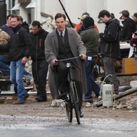 Benedict Cumberbatch - Alan Turing - The Imitation Game - filming - London