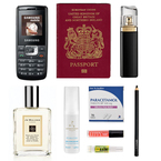 rebecca ferguson - what's in my handbag - ysl muse - hugo boss perfume - butter london - joe malone - handbag.com