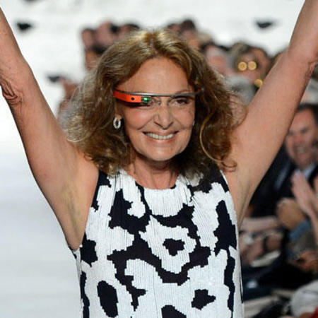Celebrities wearing Google Glass