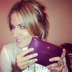 caroline flack anya hindmarch clutch bag - name monogram on handbag - caroline flack handbah - handbag.com