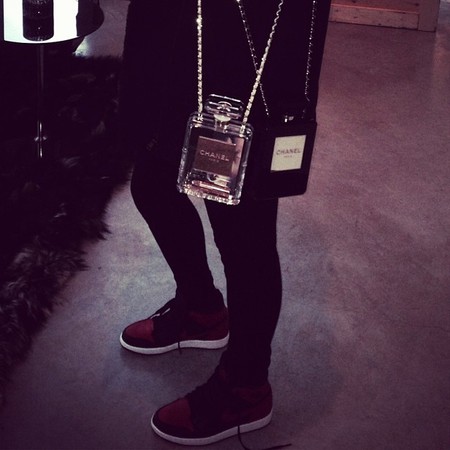 Rihanna - handbag - channel bottle bags - handbag.com