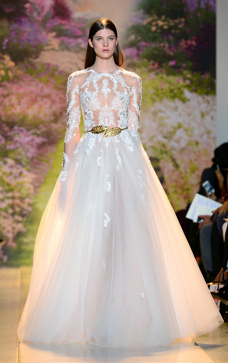 Designer wedding dress ideas from Couture fashion week - Zuhir Murah Prive Catwalk Show - Princess dress - Fashion and weddings - trends - handbag.com