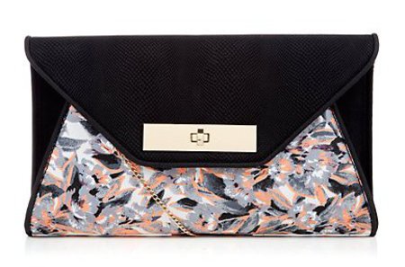 new handbag from high street - new look - navy snake print clutch bag - handbag.com