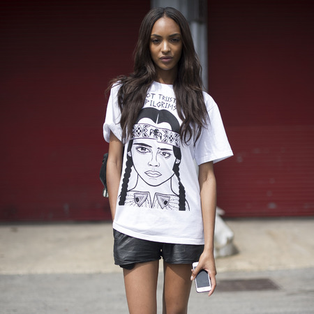 Models of duty - new york fashion week - Jourdan Dunn - handbag.com