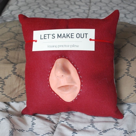 The 'Make-Out Practice Pillow' promises kisses for Valentine's Day singles - evening bag - handbag.com
