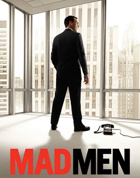 Mad Men TV poster 2010 - Same as Fifty Shades film poster - January Jones - Don Draper - Jon Hamm - movies and TV news - handbag.com