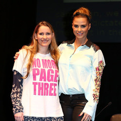 Katie Price - Laura Bates - No More Page Three - Everyday sexism - wow festival - handbag.com
