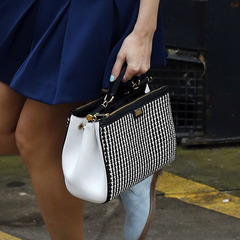 Pixie Lott - Dolce and Gabbana - black and white handbag - new single nasty - handbag.com