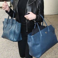 kate upton - the other woman - two handbags trend - second tote bag - celebrity designer bags - handbag.com