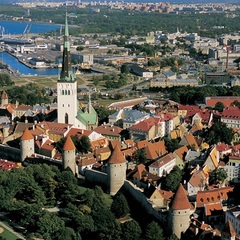 aerial shot, Estonia - travel review - travel bag - handbag.com