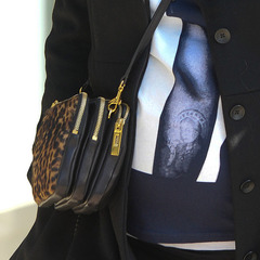 Olivia Wilde maternity style handbags - ALC crossbody bag - Olivia Wilde's handbags - celebrity handbag collections - handbag.com