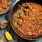 Paella with pasta recipe - tapas recipe book - recipe book - day bag - handbag.com