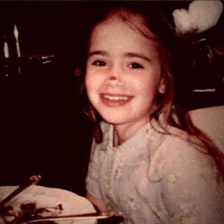 Lily Collins - awkward childhood photos - stylish celebrities - baby feature - baby news - handbag.com