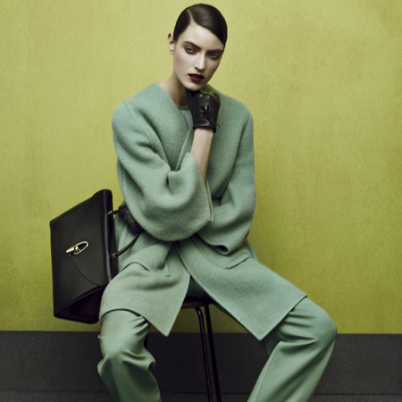 giorgio armani aw14 campaign - Bauletto bag - bag preview - fashion news - shopping bag - handbag.com