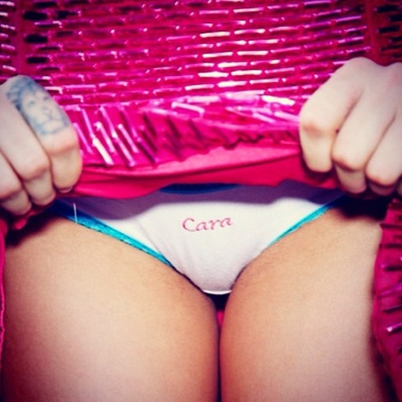 Cara Delevingne flashes underwear on fashion shoot - Cara Delevigne model - Ellen von Unwerth - instagram pics - day bag news - handbag.com