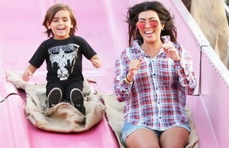 kourtney kardashian and Mason Disick - stylish kids - cooler than their mums - shopping feature - shopping bag - handbag.com