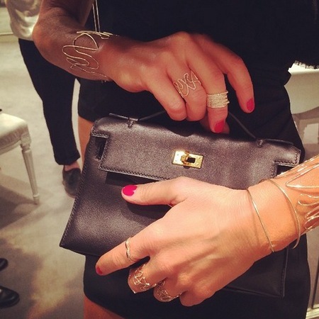 Anna Dello Russo designer handbag collection
