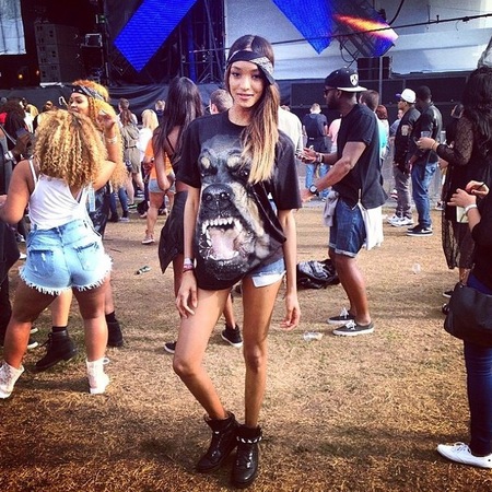 Best celebrity music festival style 2014