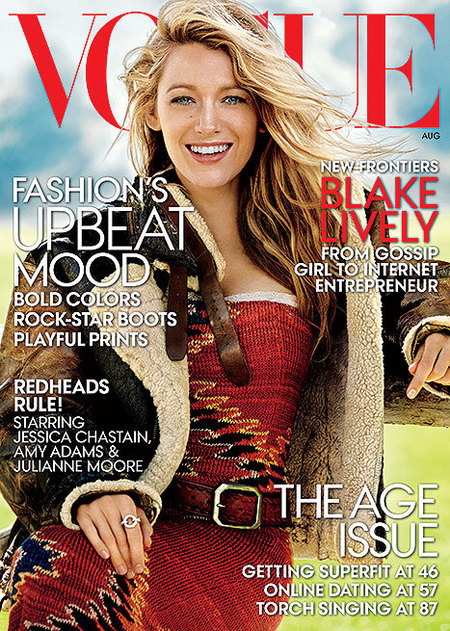 blake lively-vogue us interview cover-baby rumours-pregnacy rumours-handbag.com