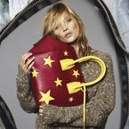 stella mccartney-kate moss-autumn winter 2014 handbag campaign-red star print-handbag.com